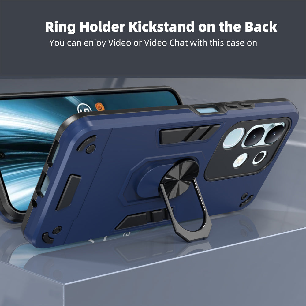 Hybrid Rugged Armor Kickstand Case for Vivo T4x 5G / Y29 4G