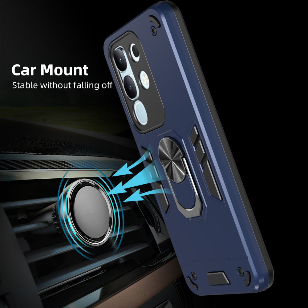 Hybrid Rugged Armor Kickstand Case for Vivo T4x 5G / Y29 4G