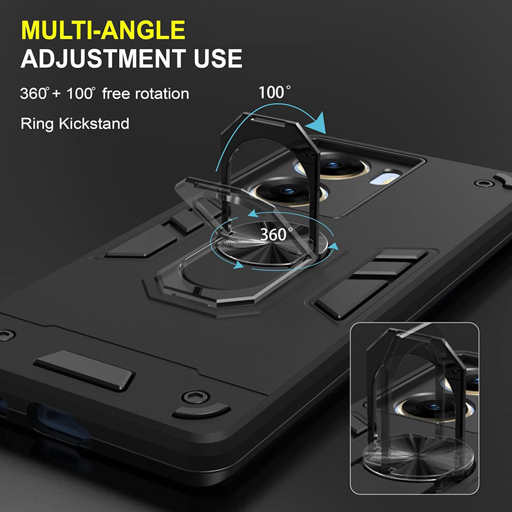 Hybrid Rugged Armor Kickstand Case for Vivo V29e 5G