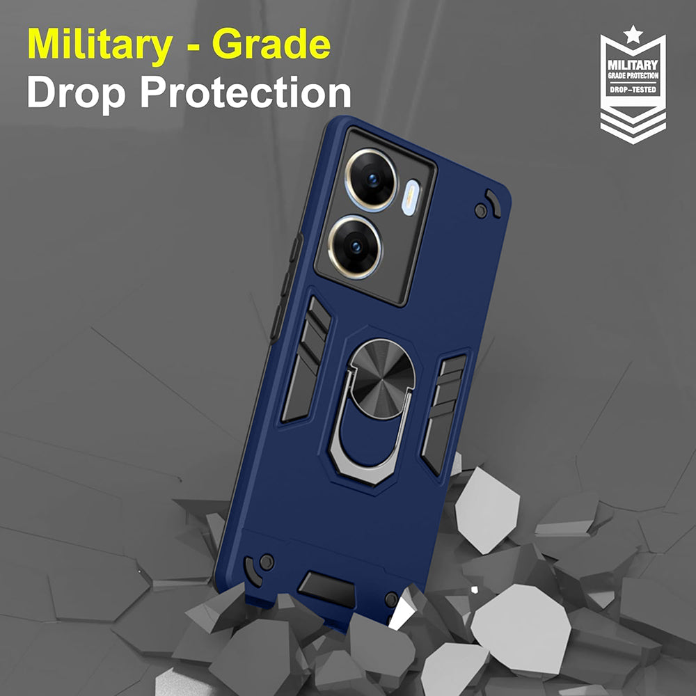 Hybrid Rugged Armor Kickstand Case for Vivo V29e 5G