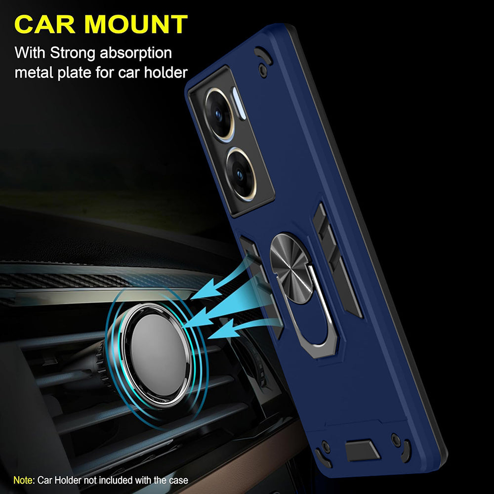 Hybrid Rugged Armor Kickstand Case for Vivo V29e 5G
