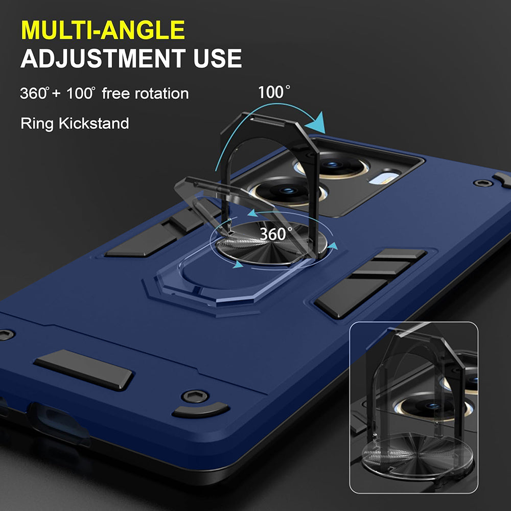 Hybrid Rugged Armor Kickstand Case for Vivo V29e 5G