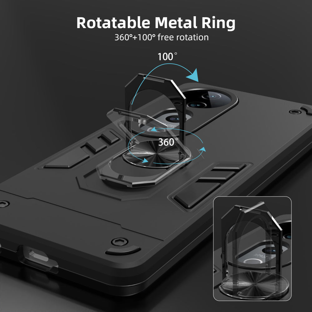 Hybrid Rugged Armor Kickstand Case for Vivo V40 5G / V40 Pro 5G
