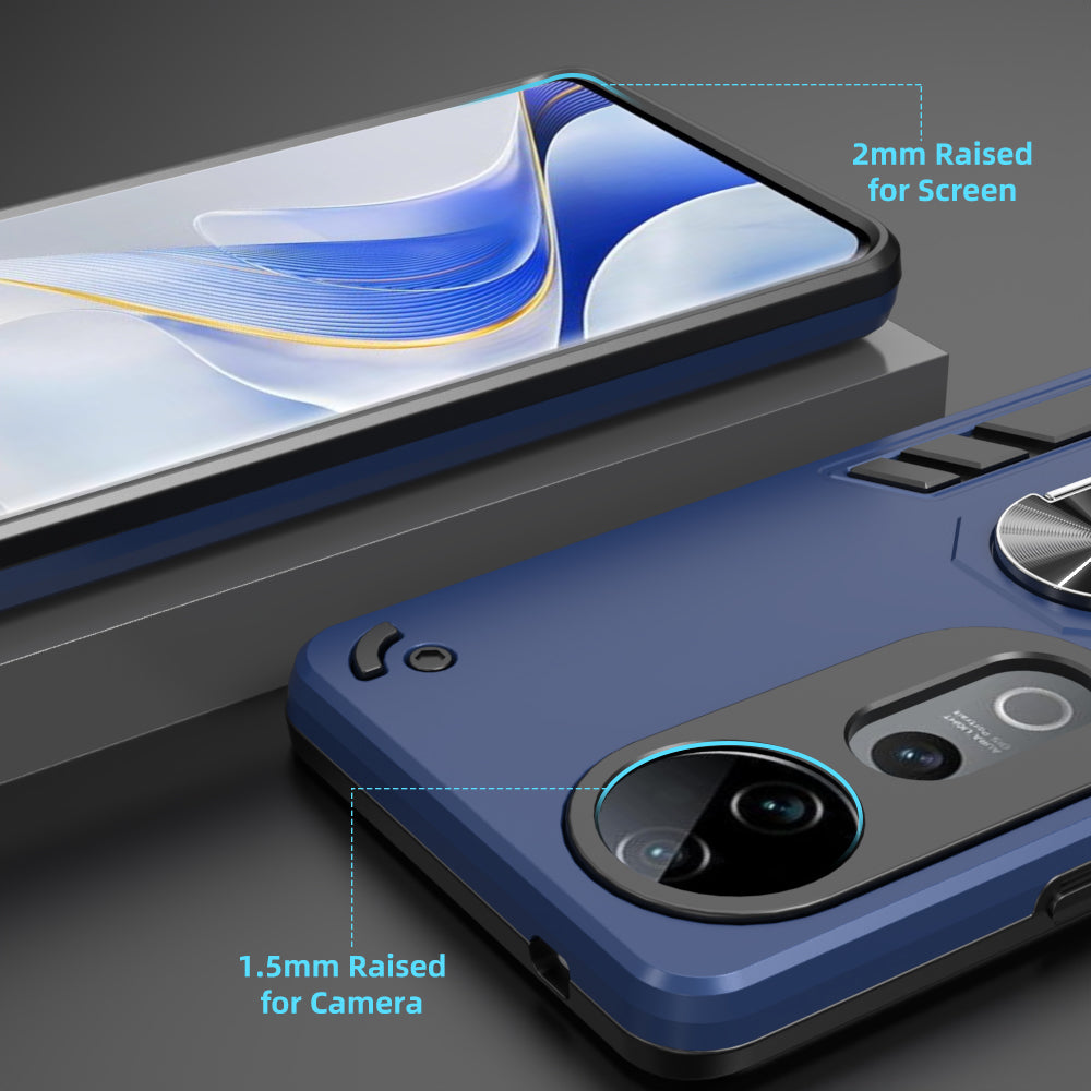 Hybrid Rugged Armor Kickstand Case for Vivo V40 5G / V40 Pro 5G