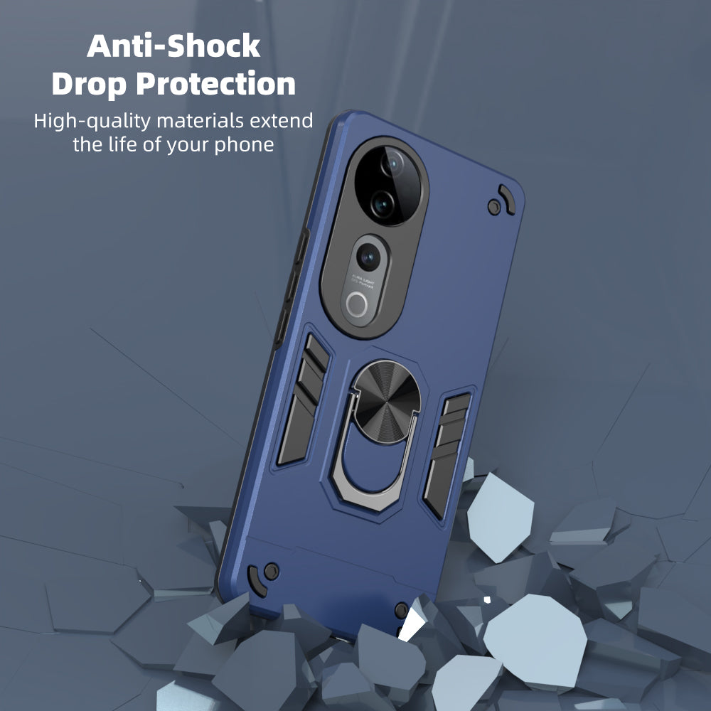 Hybrid Rugged Armor Kickstand Case for Vivo V40 5G / V40 Pro 5G