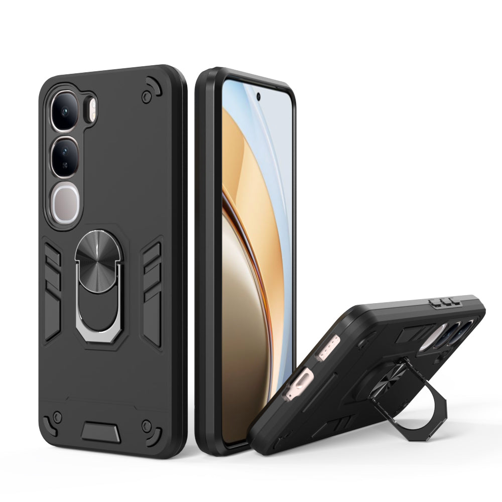 Hybrid Rugged Armor Kickstand Case for Vivo V40 Lite 5G / Y200 4G / Y300 5G