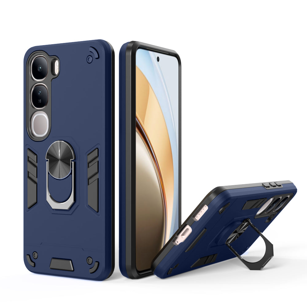 Hybrid Rugged Armor Kickstand Case for Vivo V40 Lite 5G / Y200 4G / Y300 5G
