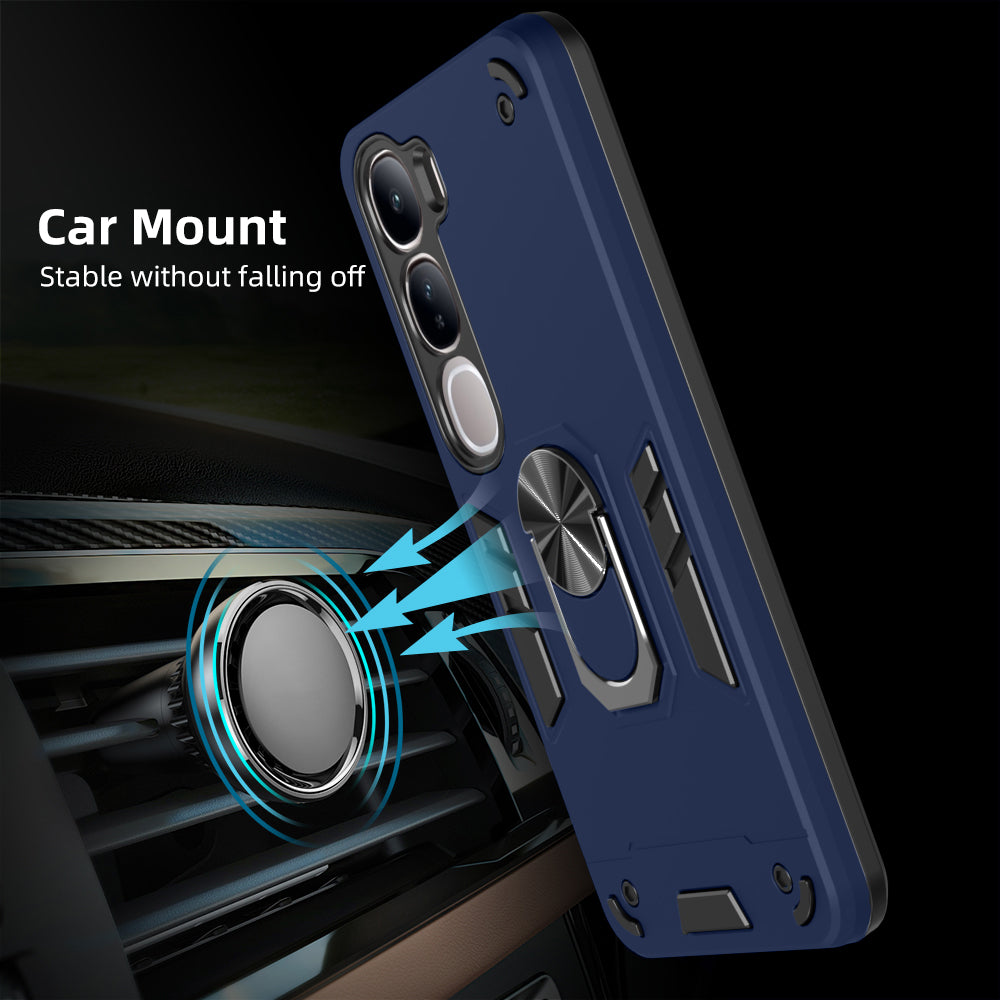 Hybrid Rugged Armor Kickstand Case for Vivo V40 Lite 5G / Y200 4G / Y300 5G