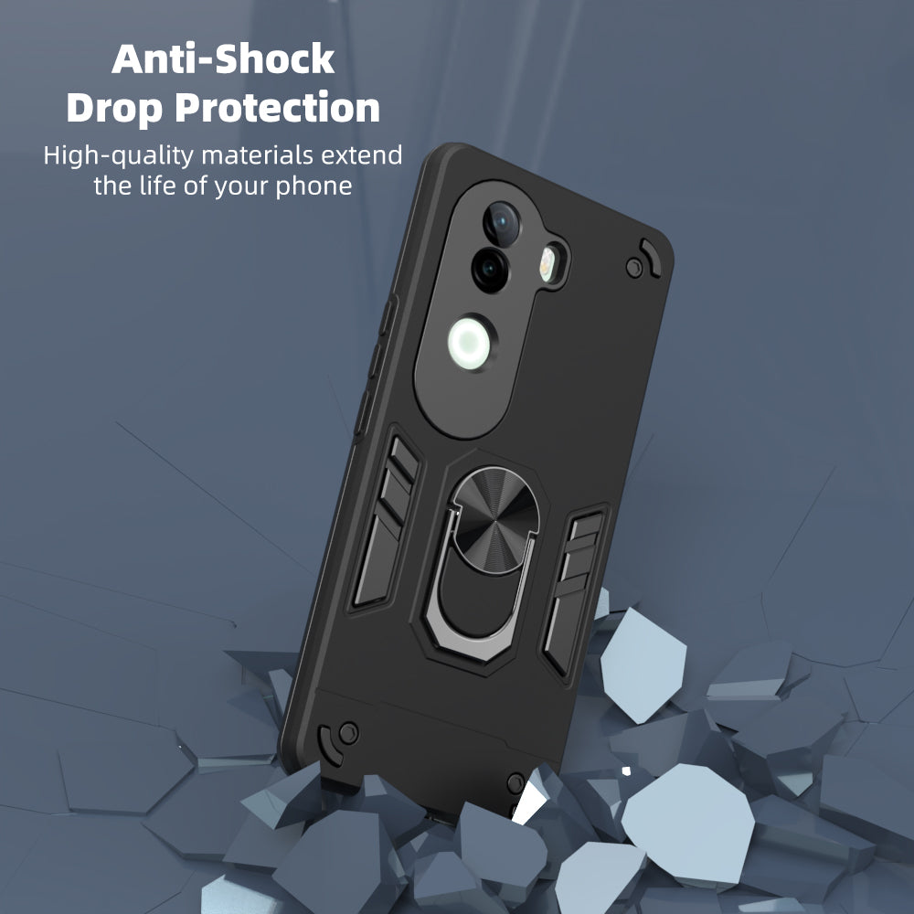 Hybrid Rugged Armor Kickstand Case for Vivo V40e 5G / iQOO Z9s 5G