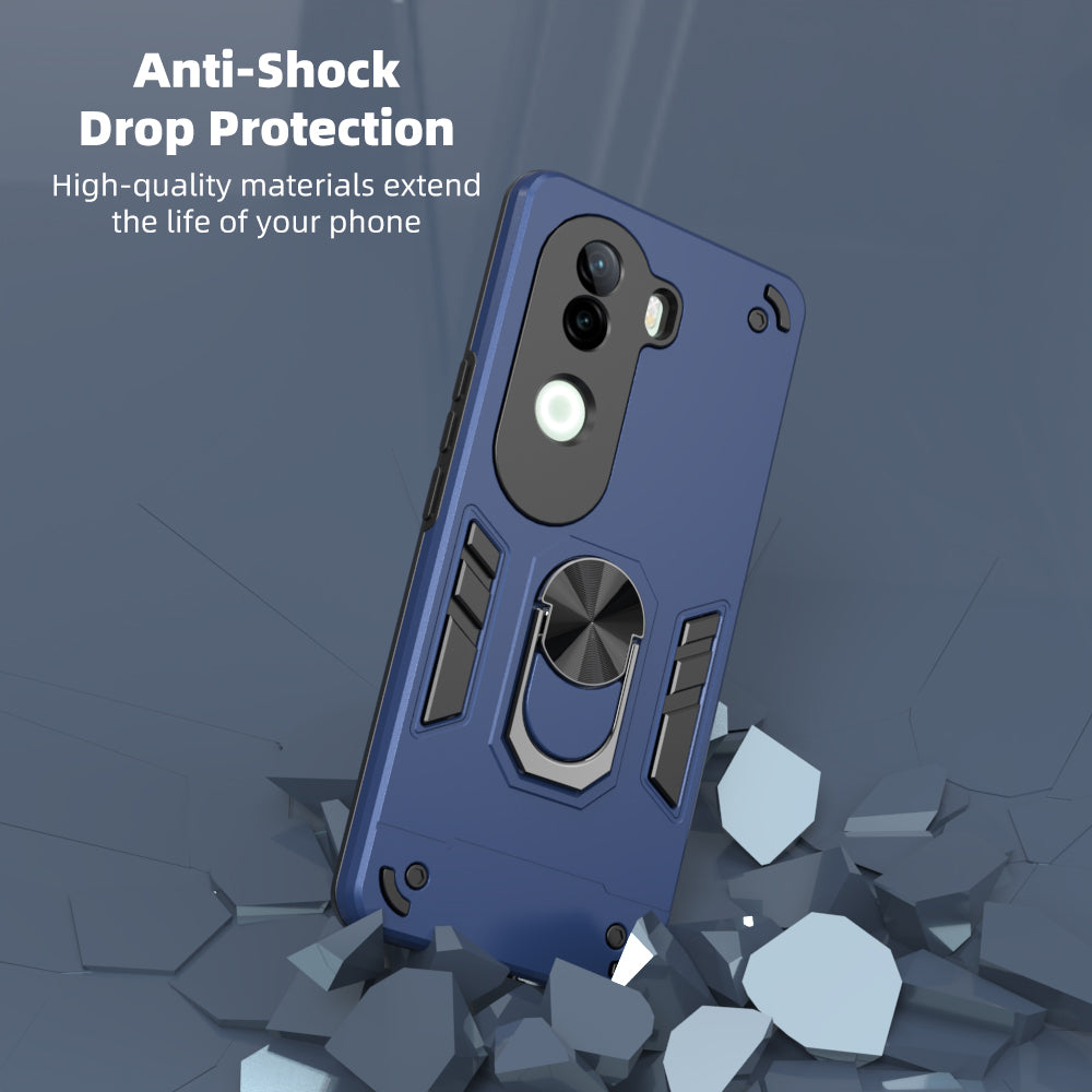 Hybrid Rugged Armor Kickstand Case for Vivo V40e 5G / iQOO Z9s 5G