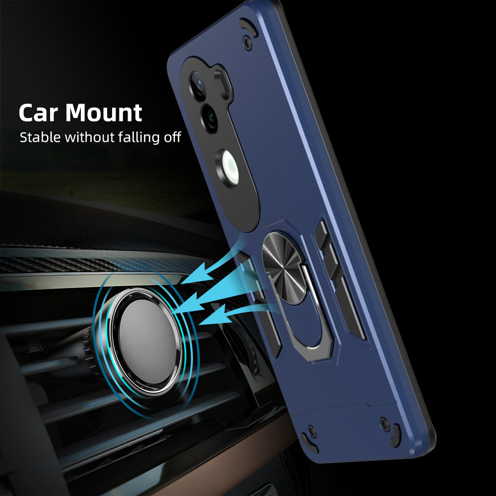 Hybrid Rugged Armor Kickstand Case for Vivo V40e 5G / iQOO Z9s 5G