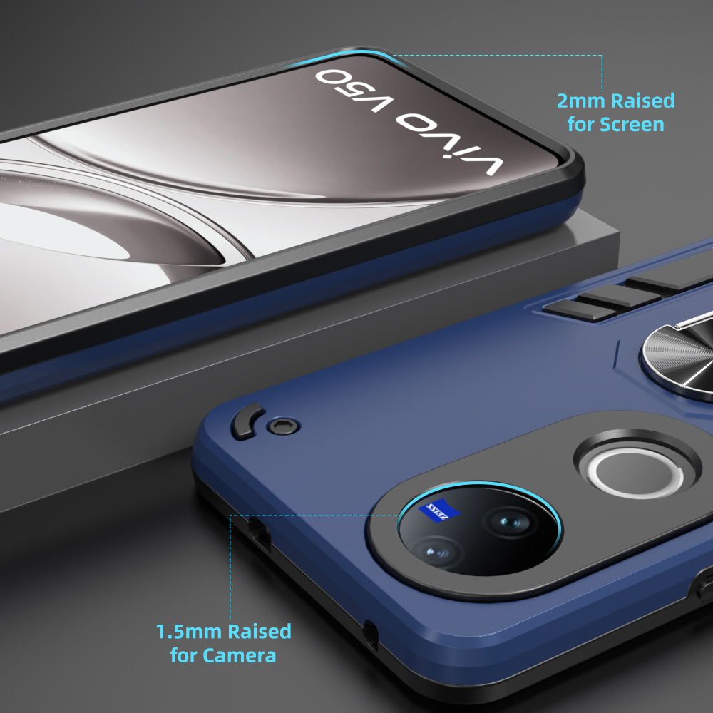 Hybrid Rugged Armor Kickstand Case for Vivo V50 5G / V50e 5G