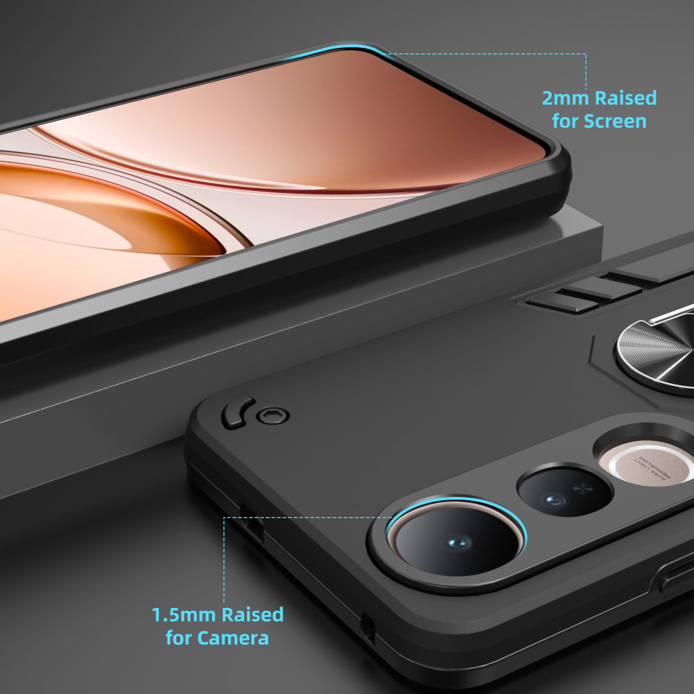 Hybrid Rugged Armor Kickstand Case for Vivo V50 Lite 5G / V50 Lite 4G