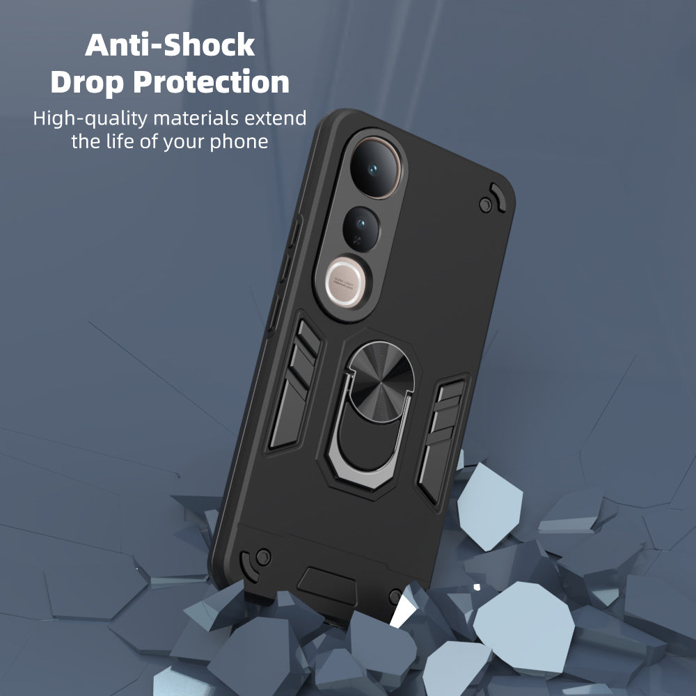 Hybrid Rugged Armor Kickstand Case for Vivo V50 Lite 5G / V50 Lite 4G