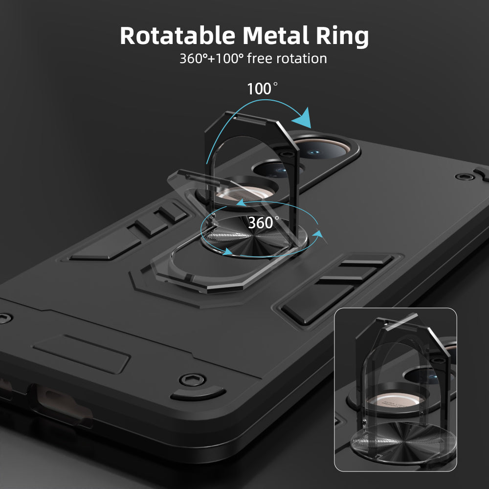 Hybrid Rugged Armor Kickstand Case for Vivo V50 Lite 5G / V50 Lite 4G