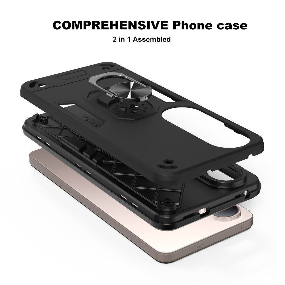 Hybrid Rugged Armor Kickstand Case for Vivo V50 Lite 5G / V50 Lite 4G