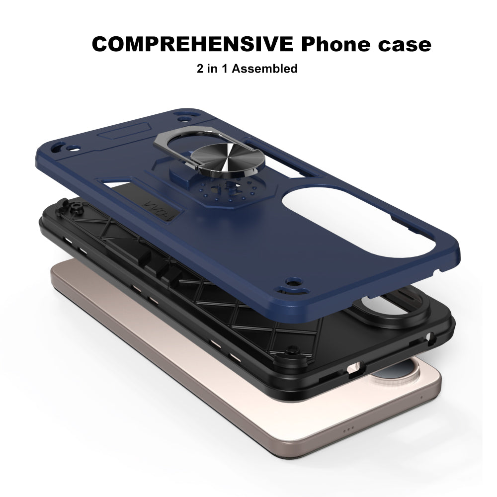 Hybrid Rugged Armor Kickstand Case for Vivo V50 Lite 5G / V50 Lite 4G