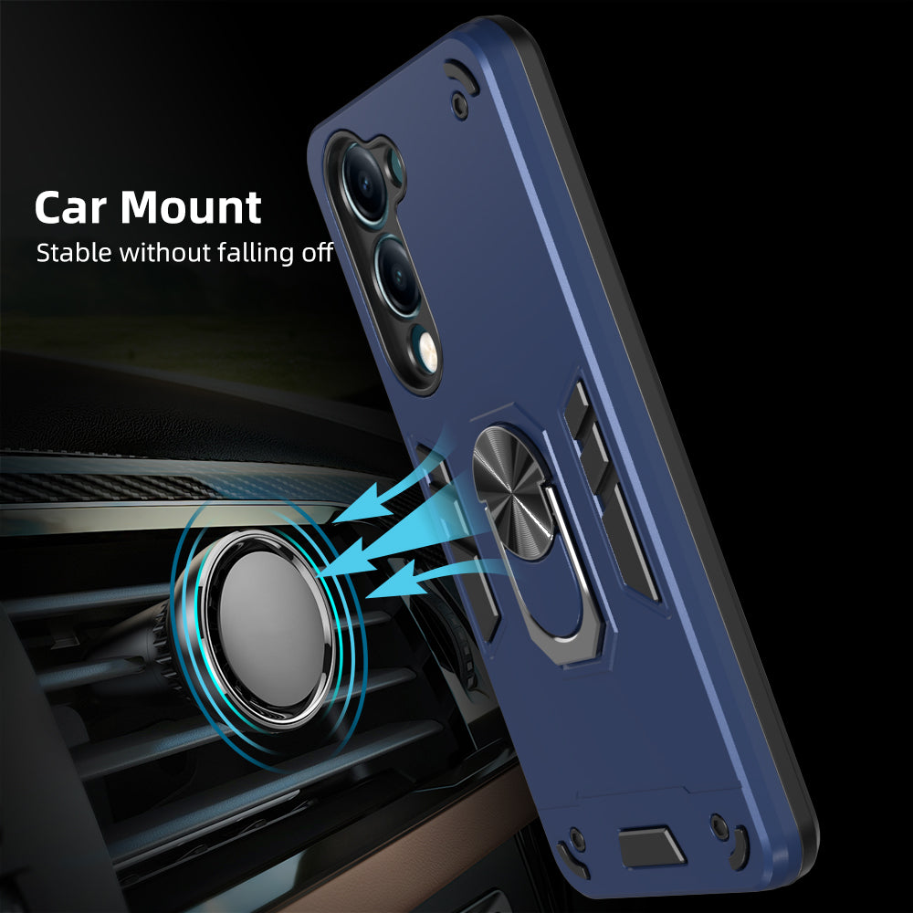 Hybrid Rugged Armor Kickstand Case for Vivo Y04 4G / Y19e 4G / Y29s 5G