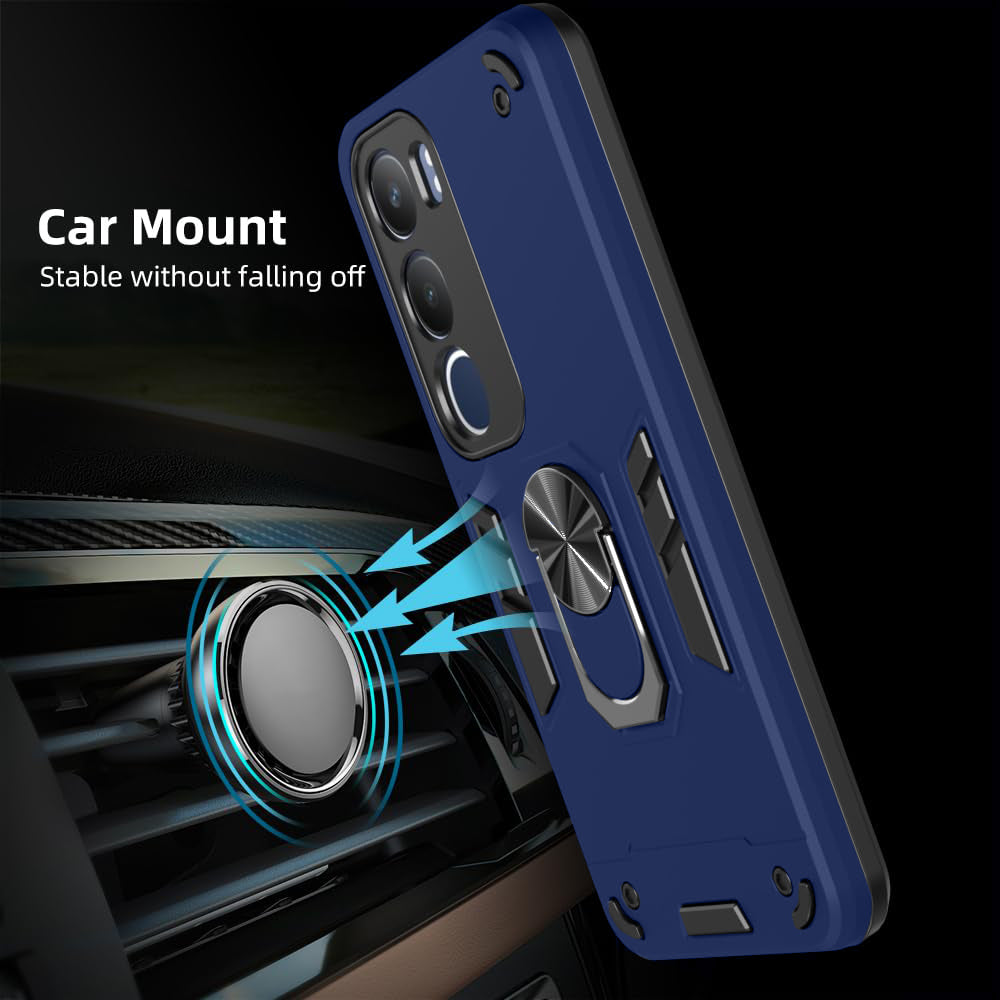 Hybrid Rugged Armor Kickstand Case for Vivo Y29 5G / Y19s 4G