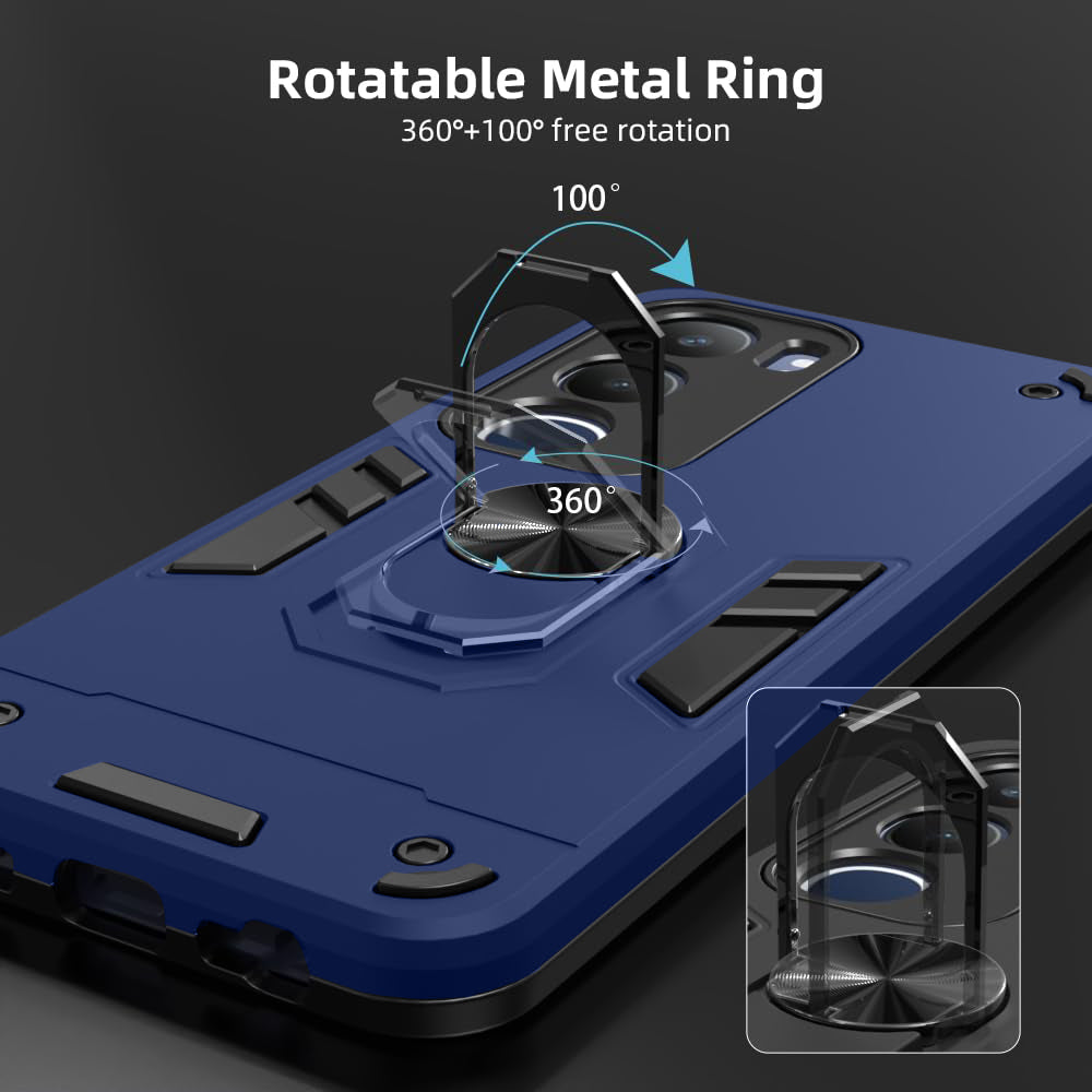 Hybrid Rugged Armor Kickstand Case for Vivo Y29 5G / Y19s 4G