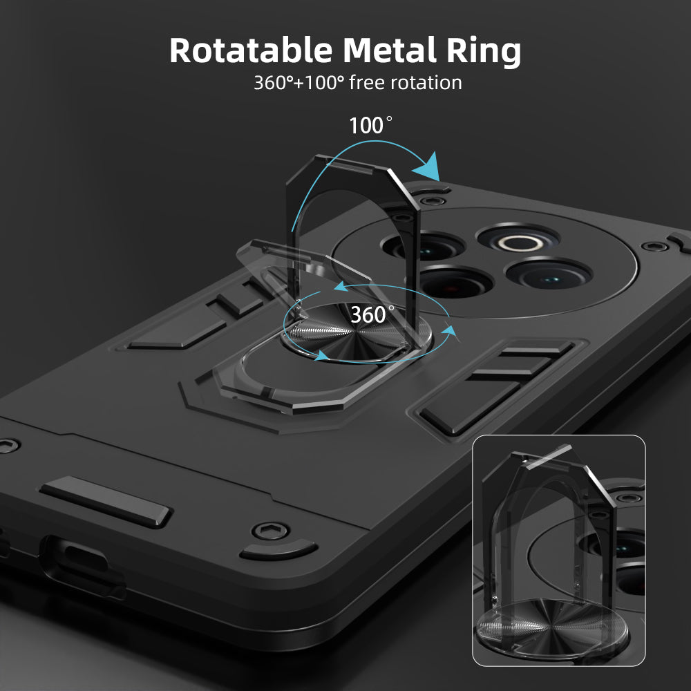 Hybrid Rugged Armor Kickstand Case for Vivo Y300 Pro 5G / Y300 Pro Plus 5G