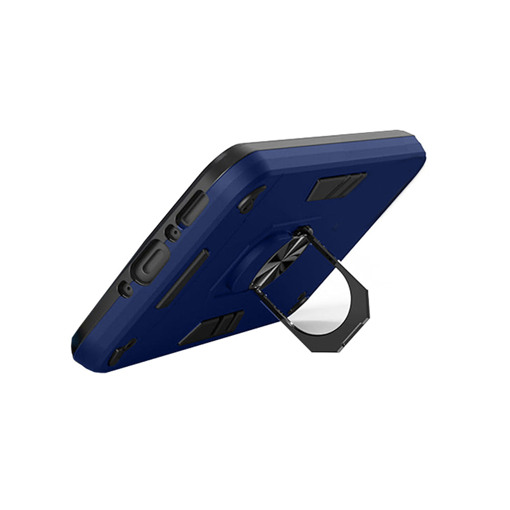 Hybrid Rugged Armor Kickstand Back Case for Motorola Moto G60 4G / G40 Fusion 4G