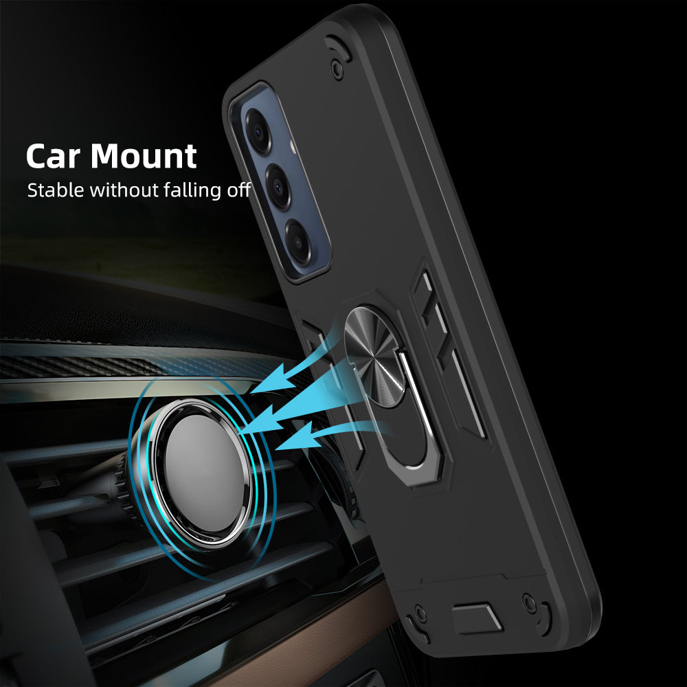 Hybrid Rugged Armor Kickstand Case for Samsung Galaxy M36 5G