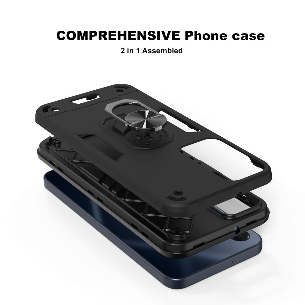 Hybrid Rugged Armor Kickstand Case for Samsung Galaxy M36 5G
