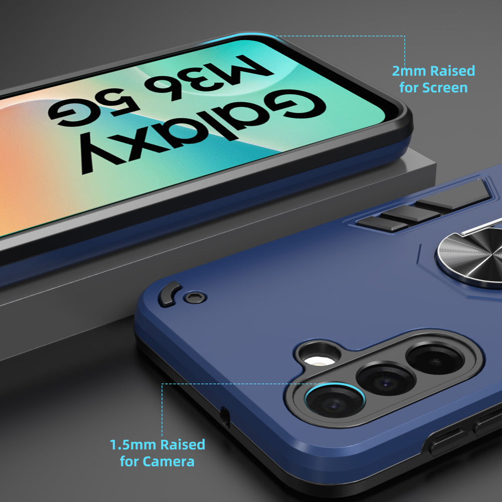 Hybrid Rugged Armor Kickstand Case for Samsung Galaxy M36 5G
