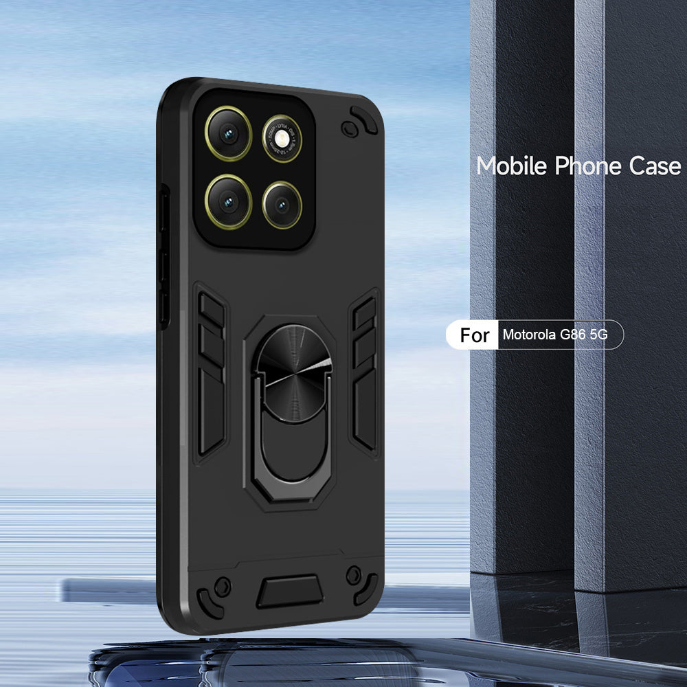 Hybrid Rugged Armor Kickstand Case for Motorola Moto G86 5G / G86 Power 5G