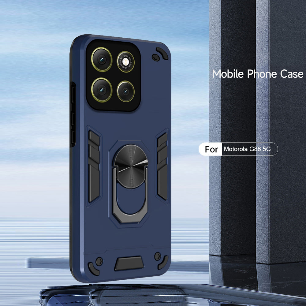 Hybrid Rugged Armor Kickstand Case for Motorola Moto G86 5G / G86 Power 5G