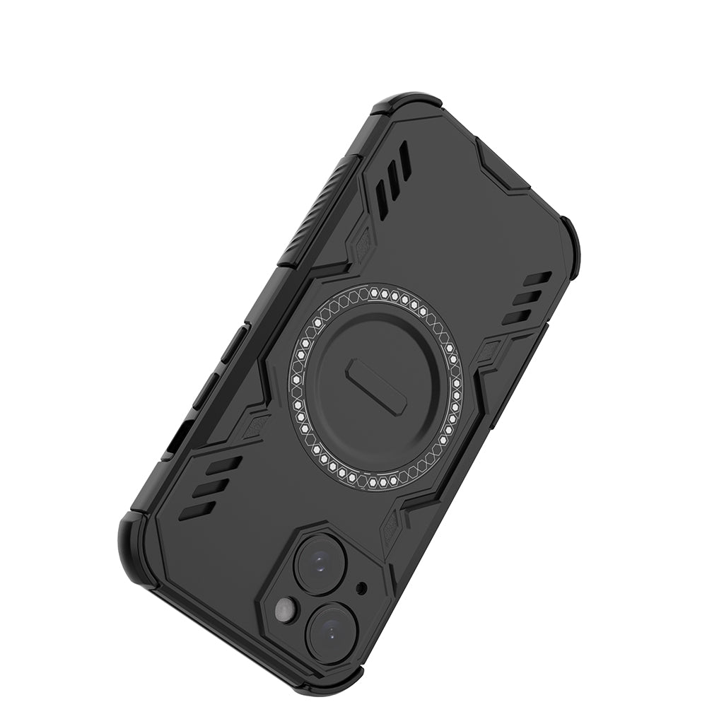 Hybrid Military Grade Shockproof Protection PC-TPU MagSafe Cover for Apple iPhone 15
