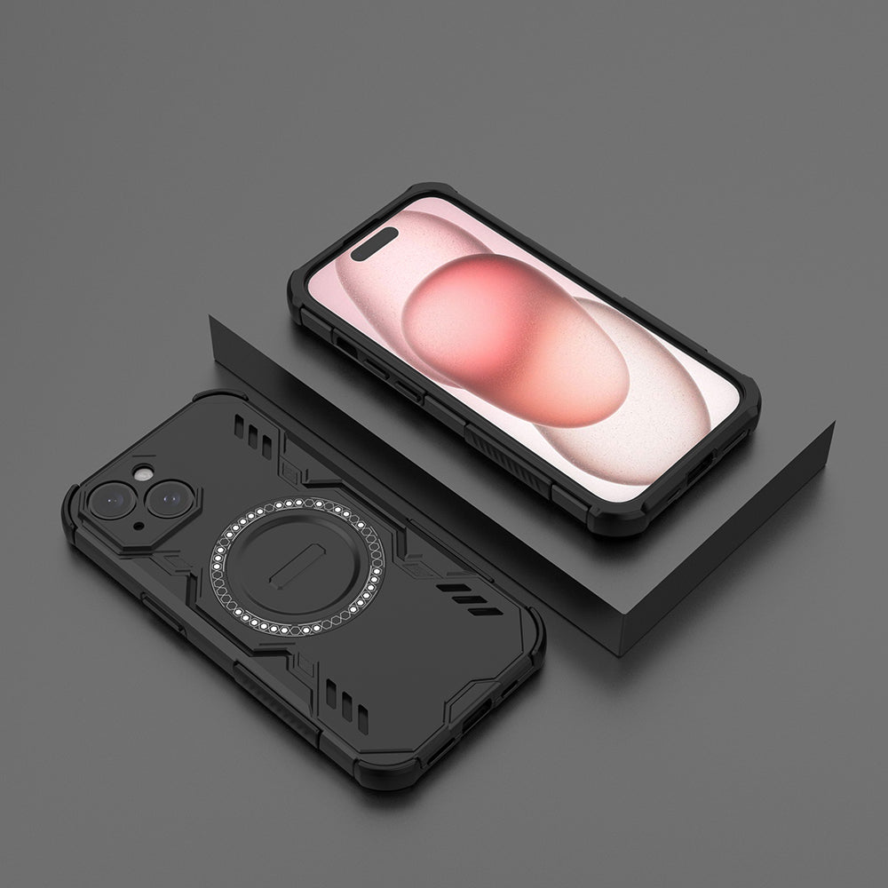 Hybrid Military Grade Shockproof Protection PC-TPU MagSafe Cover for Apple iPhone 15