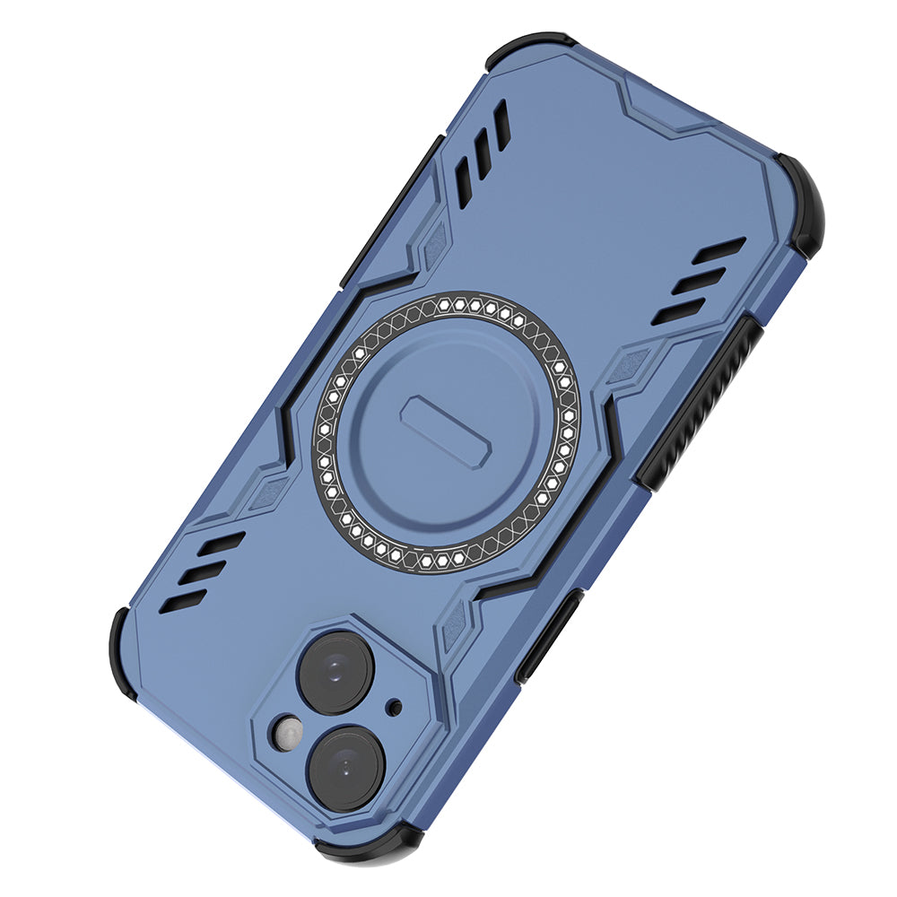 Hybrid Military Grade Shockproof Protection PC-TPU MagSafe Cover for Apple iPhone 15
