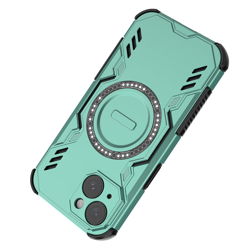 Hybrid Military Grade Shockproof Protection PC-TPU MagSafe Cover for Apple iPhone 15