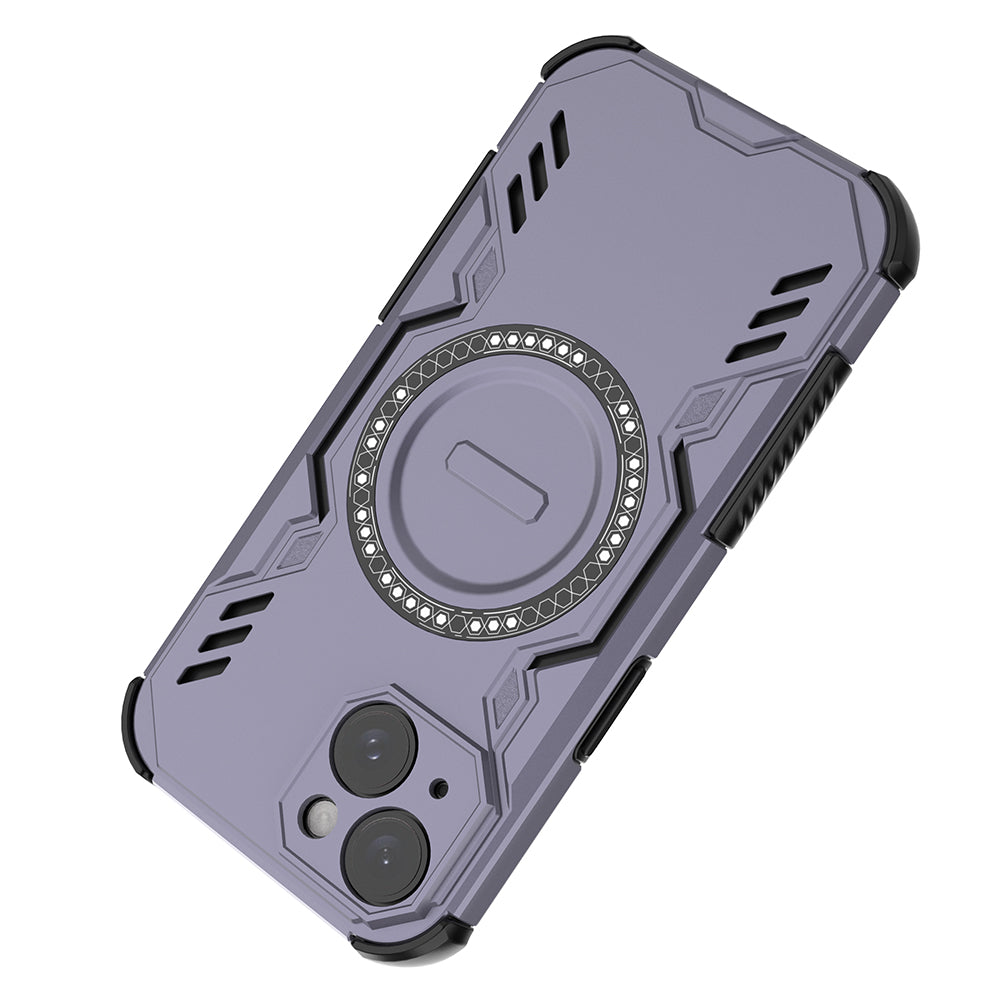 Hybrid Military Grade Shockproof Protection PC-TPU MagSafe Cover for Apple iPhone 15