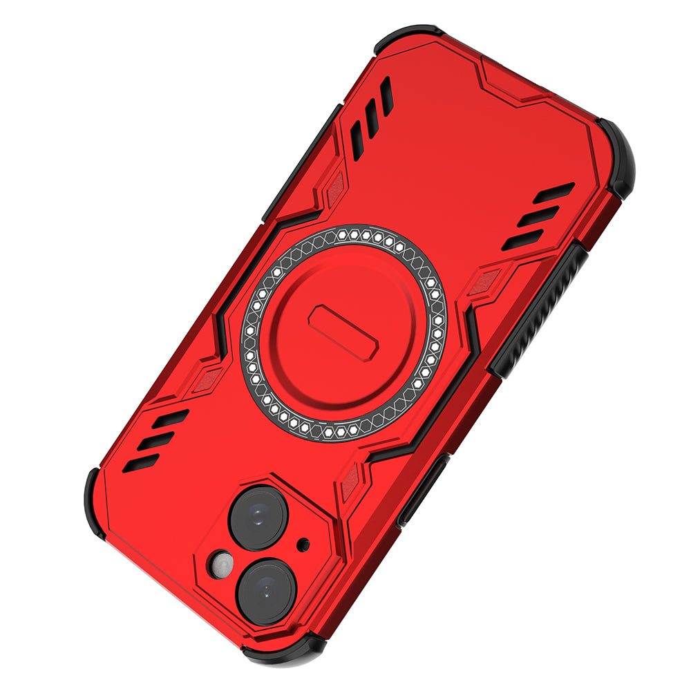Hybrid Military Grade Shockproof Protection PC-TPU MagSafe Cover for Apple iPhone 15