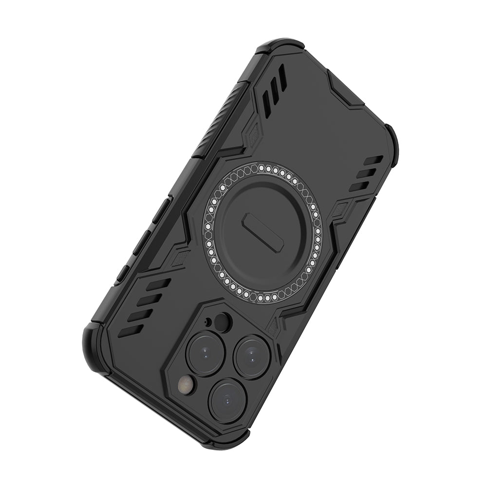 Hybrid Military Grade Shockproof Protection PC-TPU MagSafe Cover for Apple iPhone 15 Pro