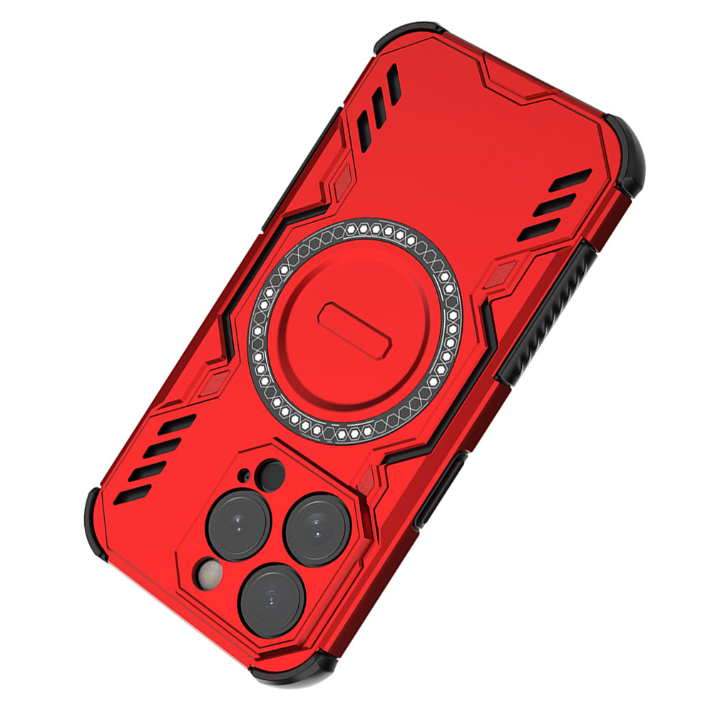 Hybrid Military Grade Shockproof Protection PC-TPU MagSafe Cover for Apple iPhone 15 Pro