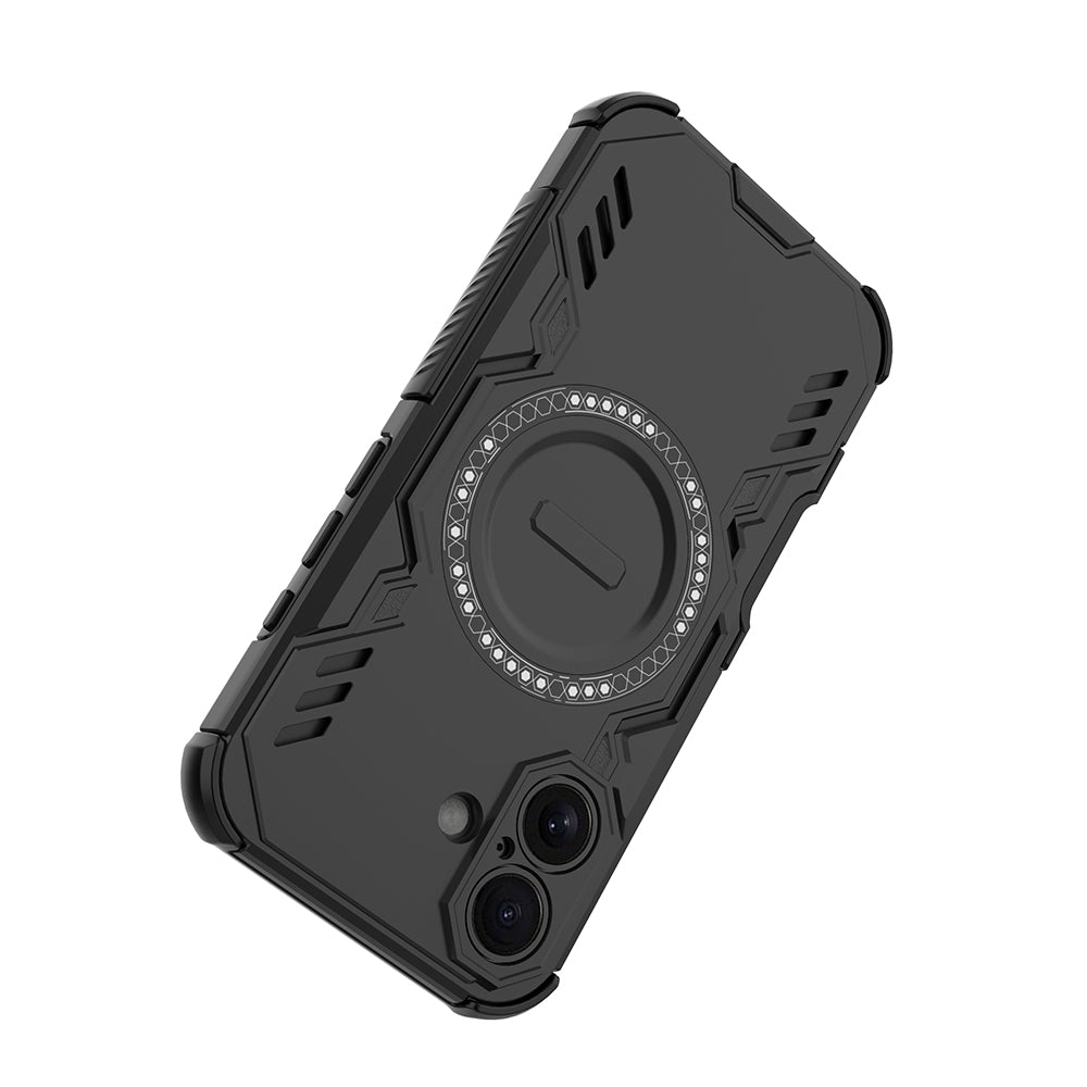 Hybrid Military Grade Shockproof Protection PC-TPU MagSafe Cover for Apple iPhone 16
