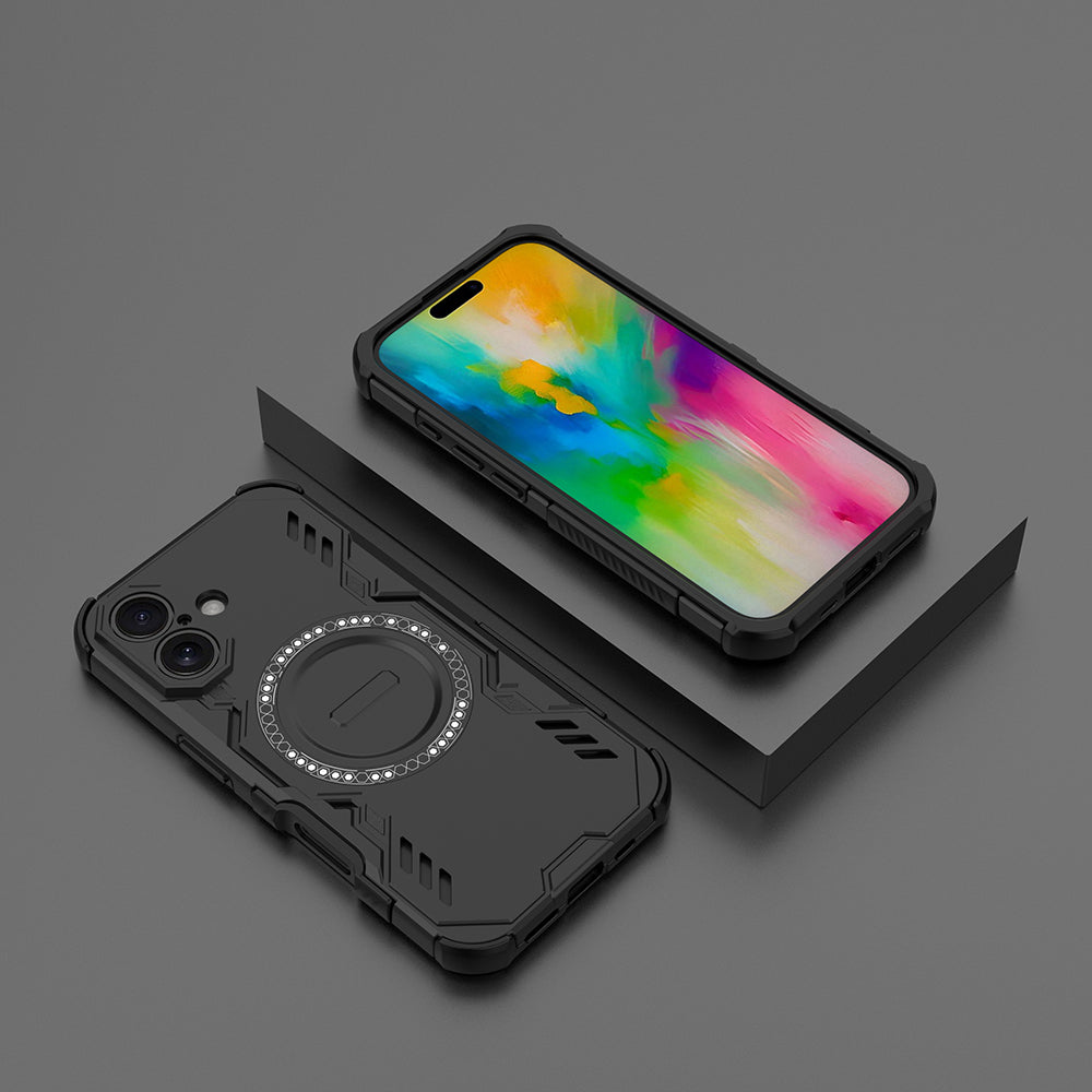 Hybrid Military Grade Shockproof Protection PC-TPU MagSafe Cover for Apple iPhone 16