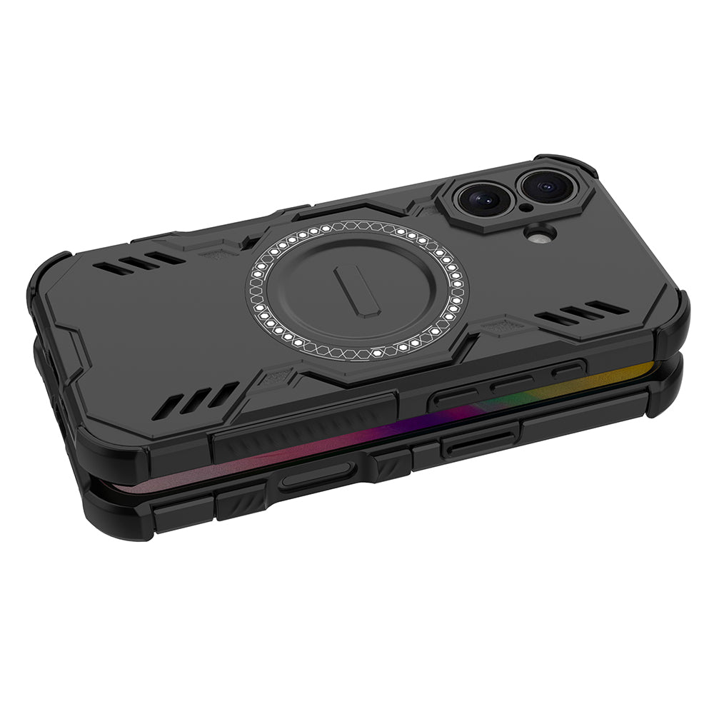 Hybrid Military Grade Shockproof Protection PC-TPU MagSafe Cover for Apple iPhone 16