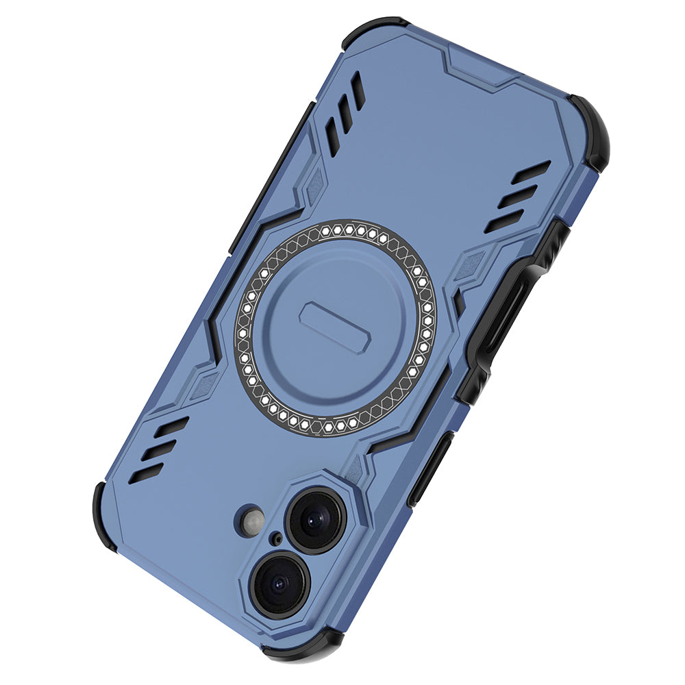 Hybrid Military Grade Shockproof Protection PC-TPU MagSafe Cover for Apple iPhone 16