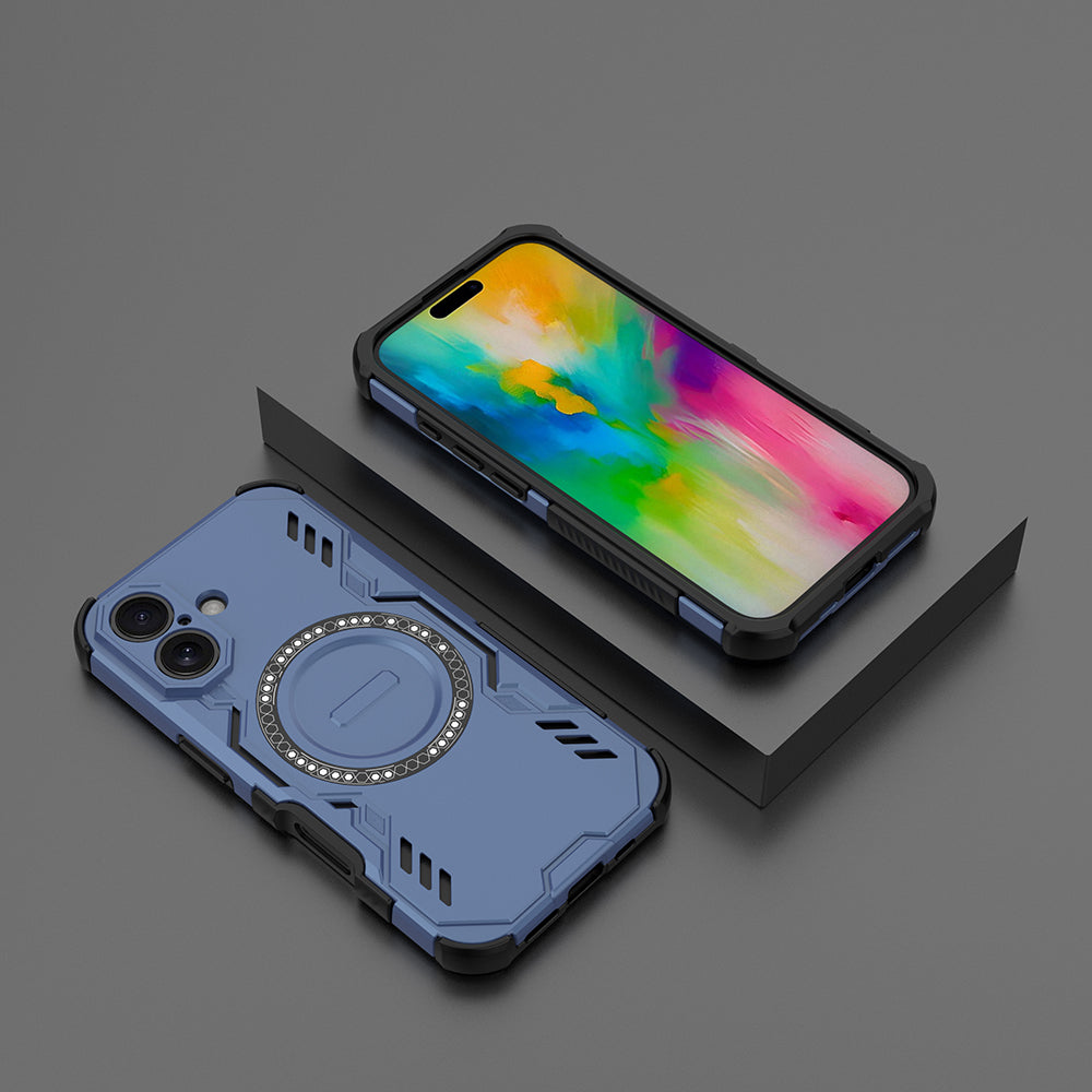 Hybrid Military Grade Shockproof Protection PC-TPU MagSafe Cover for Apple iPhone 16