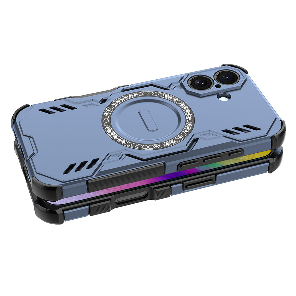 Hybrid Military Grade Shockproof Protection PC-TPU MagSafe Cover for Apple iPhone 16
