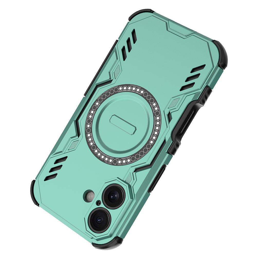 Hybrid Military Grade Shockproof Protection PC-TPU MagSafe Cover for Apple iPhone 16