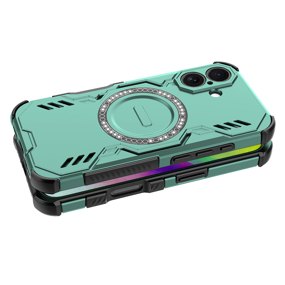 Hybrid Military Grade Shockproof Protection PC-TPU MagSafe Cover for Apple iPhone 16