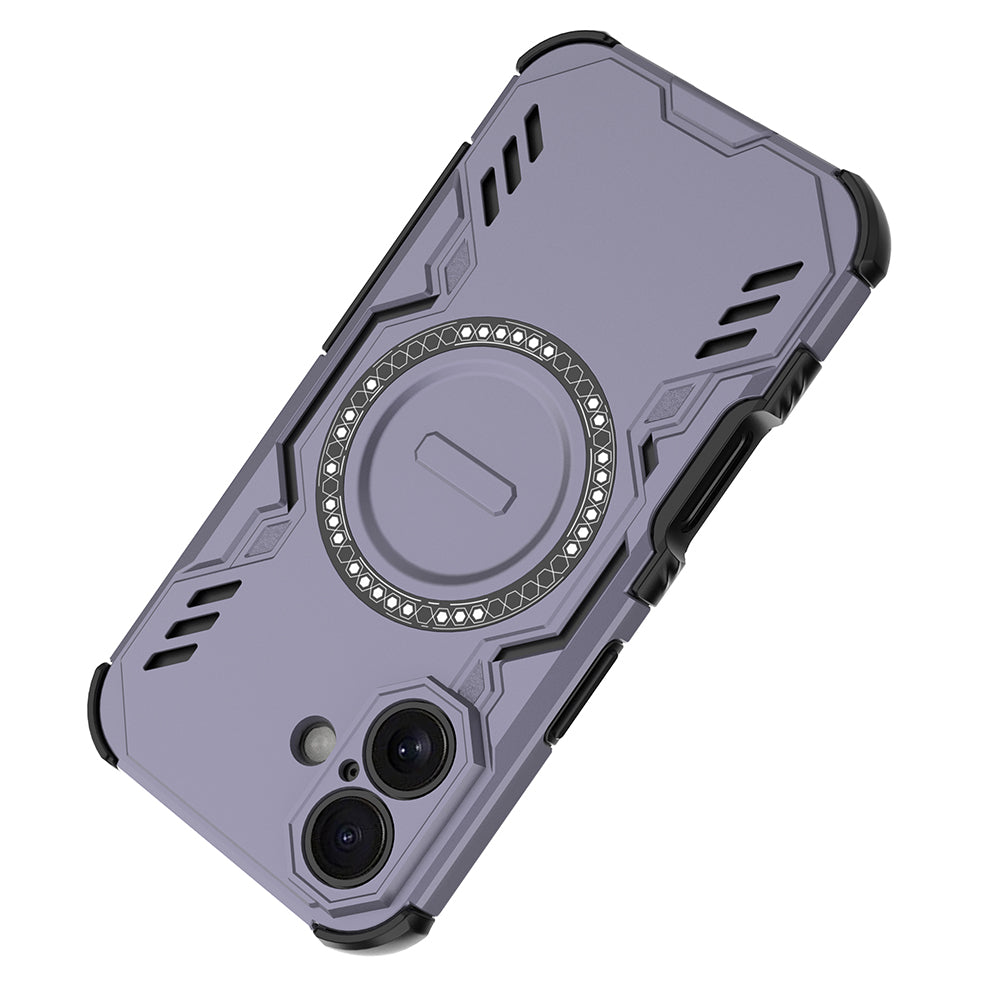 Hybrid Military Grade Shockproof Protection PC-TPU MagSafe Cover for Apple iPhone 16