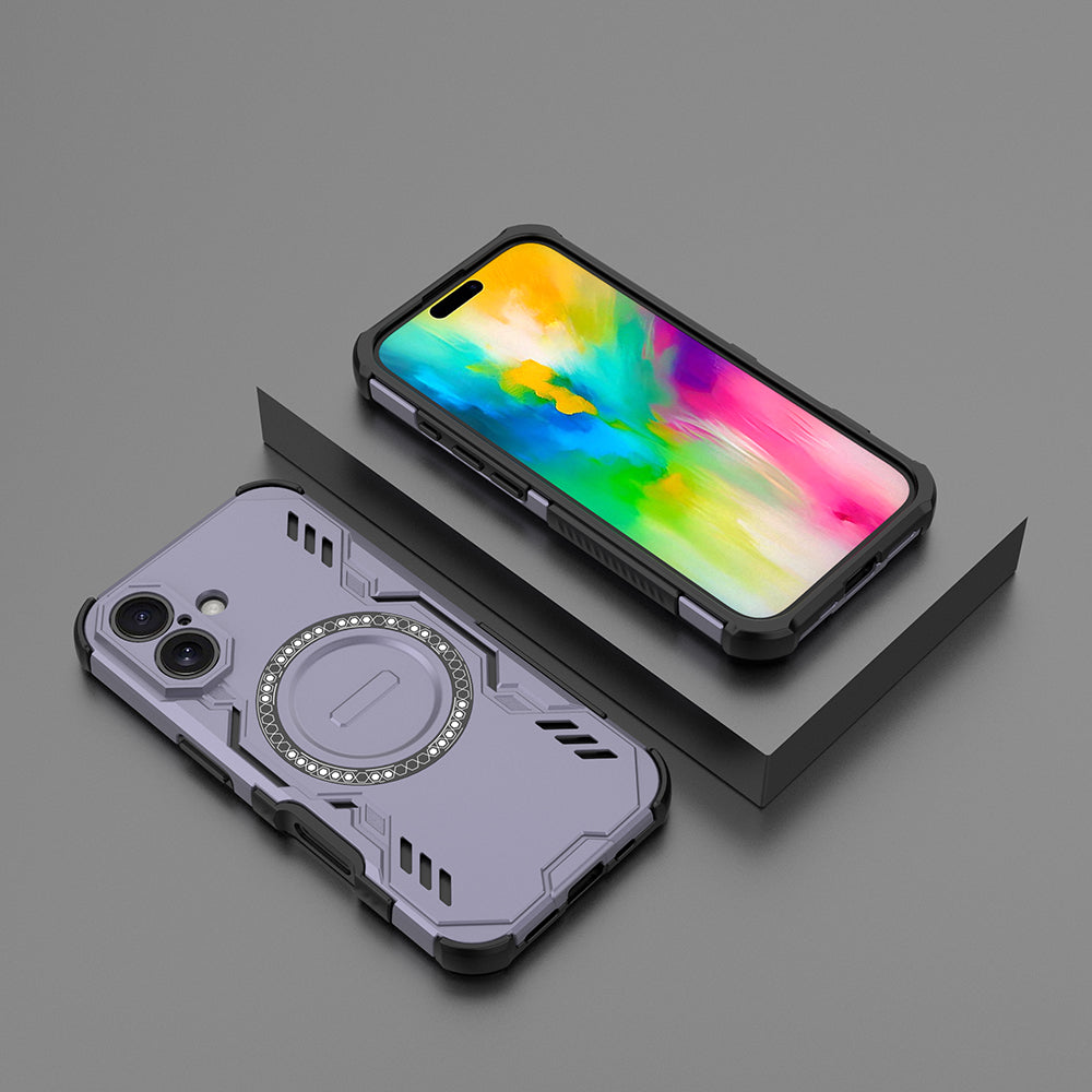 Hybrid Military Grade Shockproof Protection PC-TPU MagSafe Cover for Apple iPhone 16