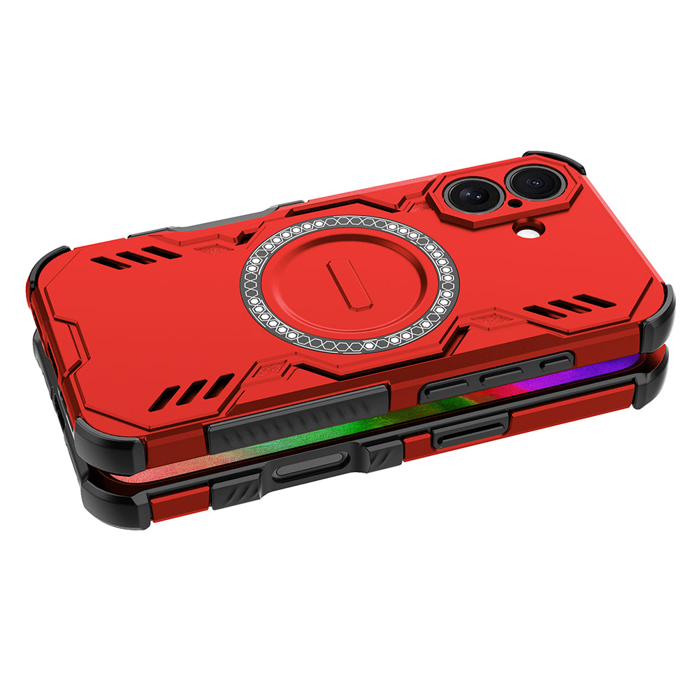 Hybrid Military Grade Shockproof Protection PC-TPU MagSafe Cover for Apple iPhone 16